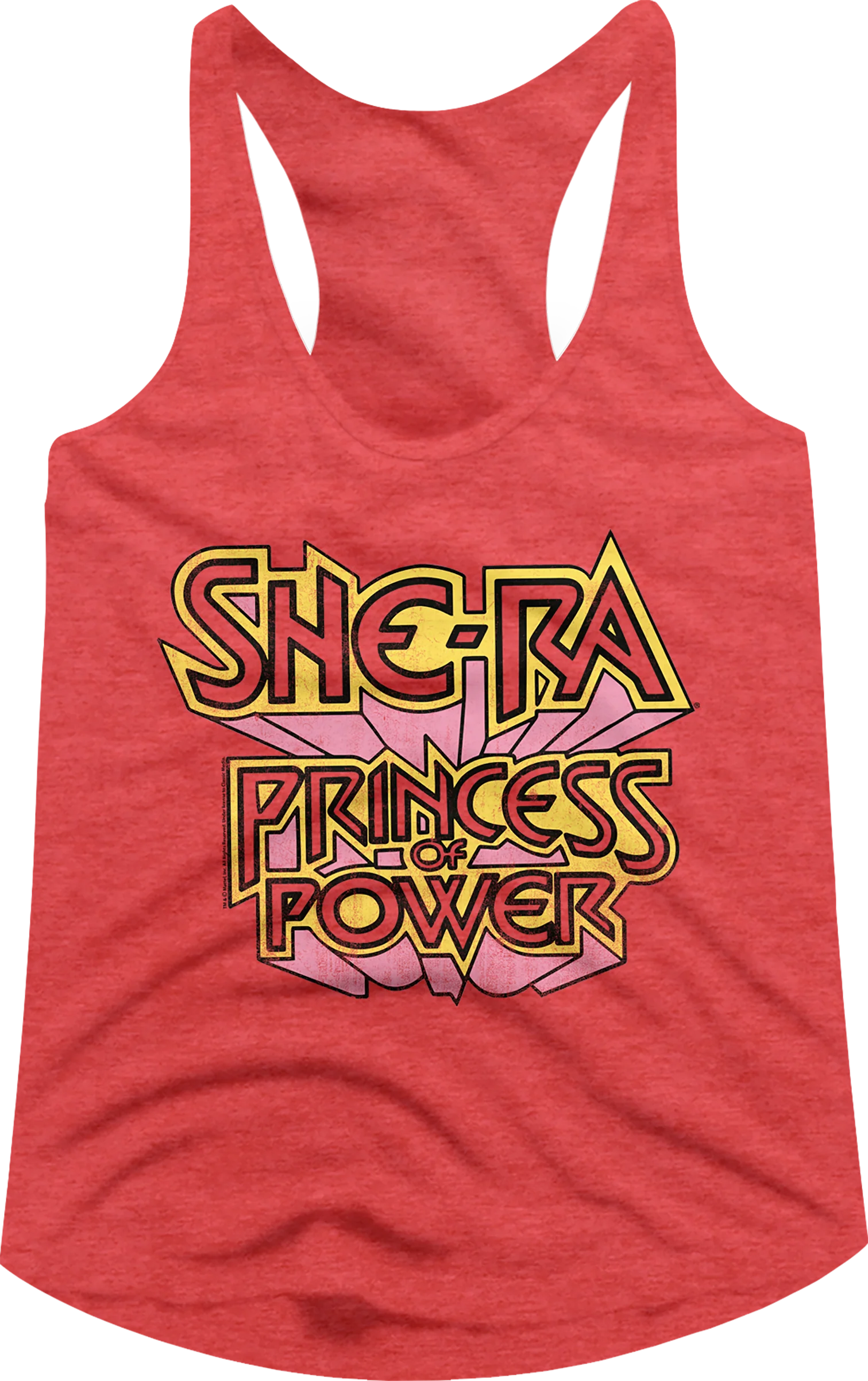 Ladies She-Ra Princess of Power Logo Racerback Tank Top