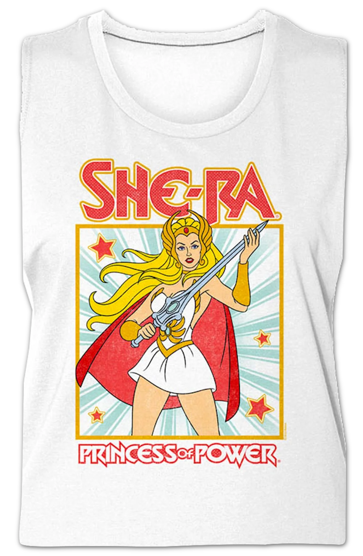 Ladies She-Ra Princess of Power Pose MOTU Muscle Tank Top - Image 2