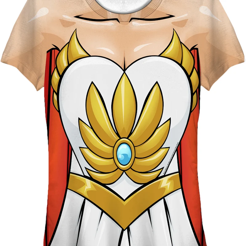 Ladies She-Ra Sublimation Costume Shirt