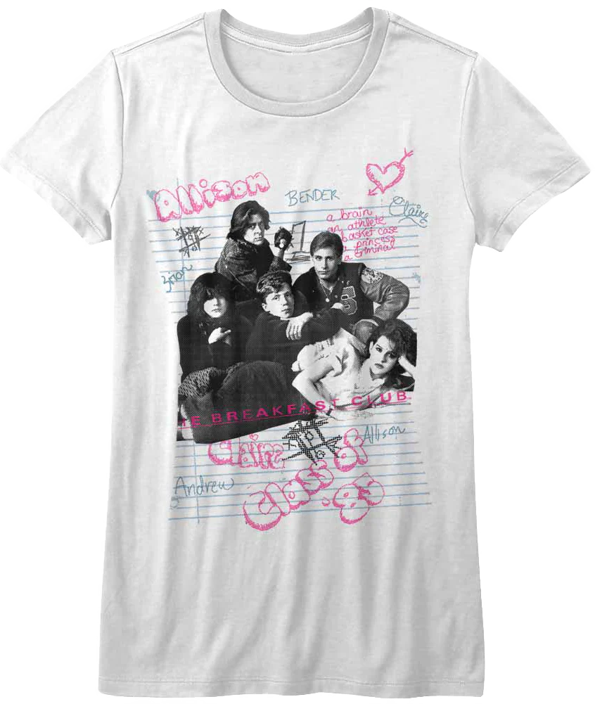 Womens Sketches Breakfast Club Shirt
