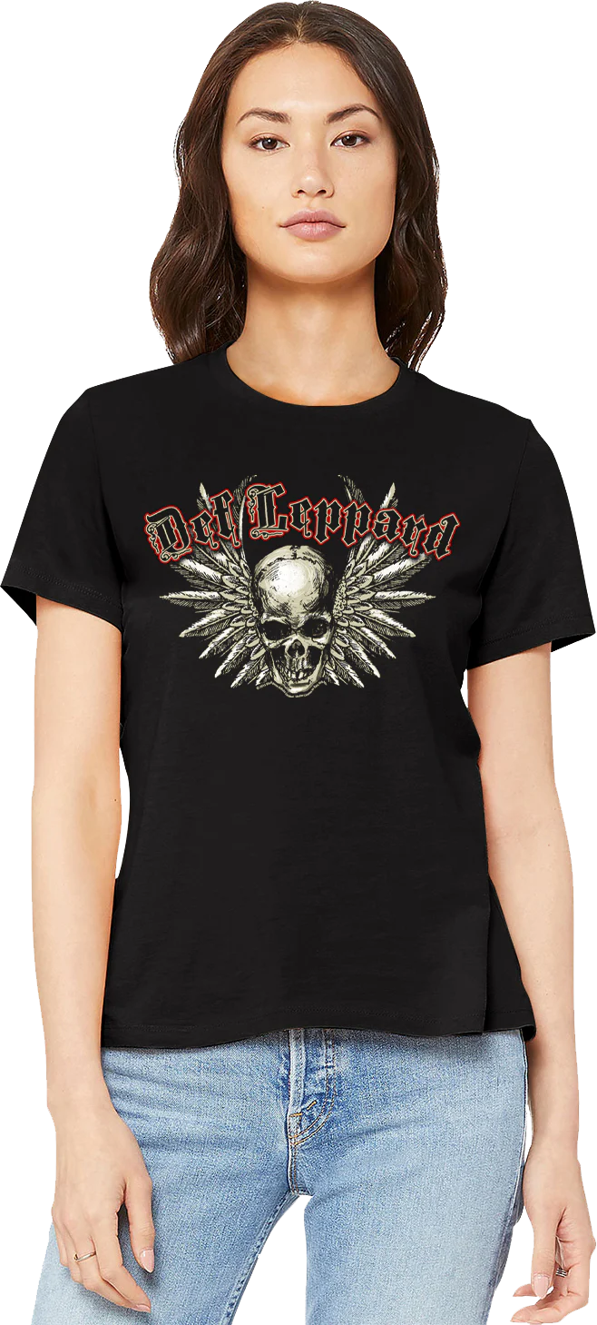 Ladies Skull Def Leppard Shirt