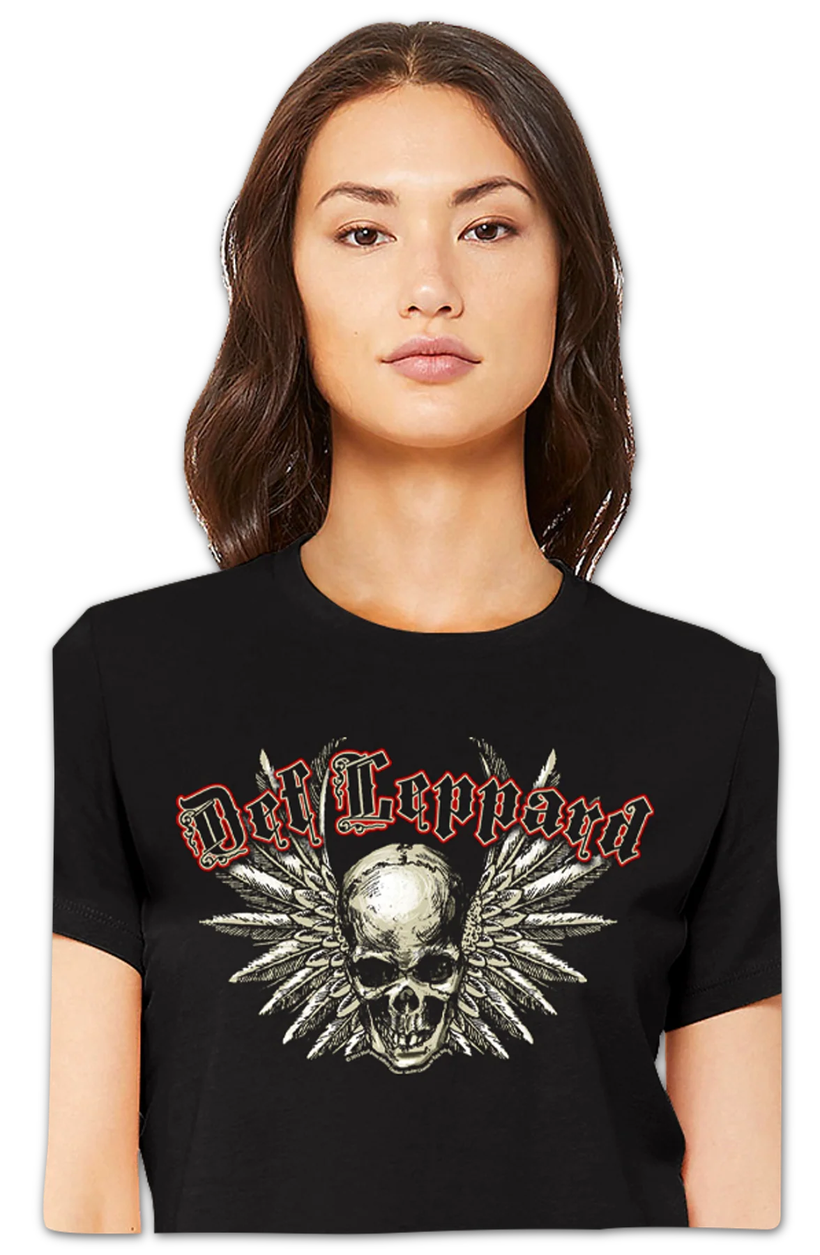 Ladies Skull Def Leppard Shirt - Image 2