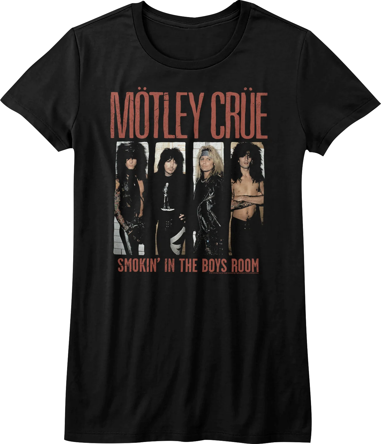 Ladies Smokin' In The Boys Room Motley Crue Shirt