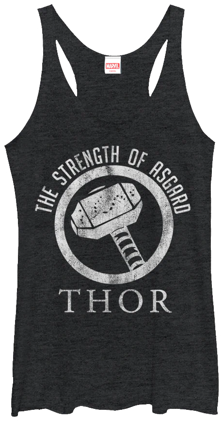 Ladies Strength of Asgard Thor Tank Top