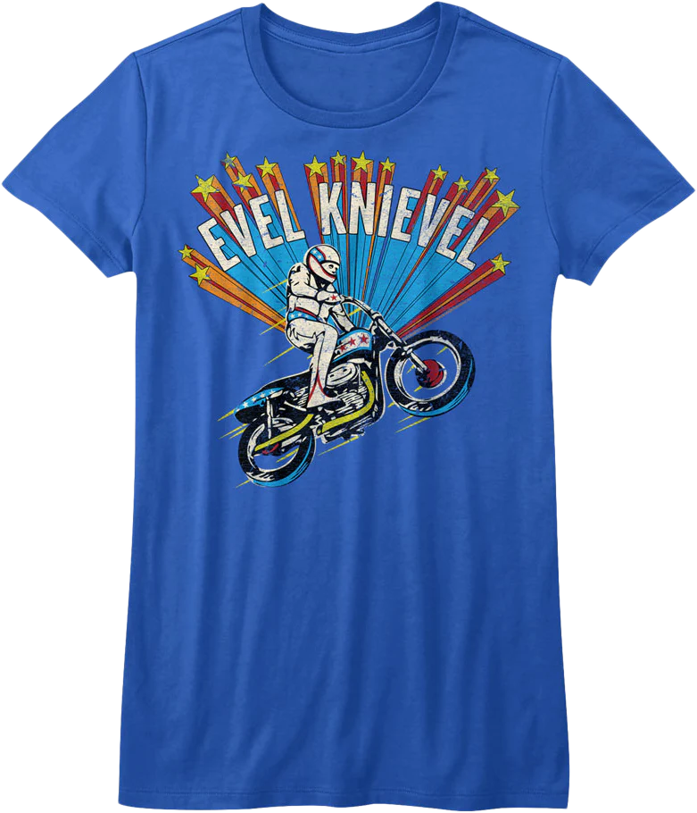 Ladies Superstar Evel Knievel Shirt