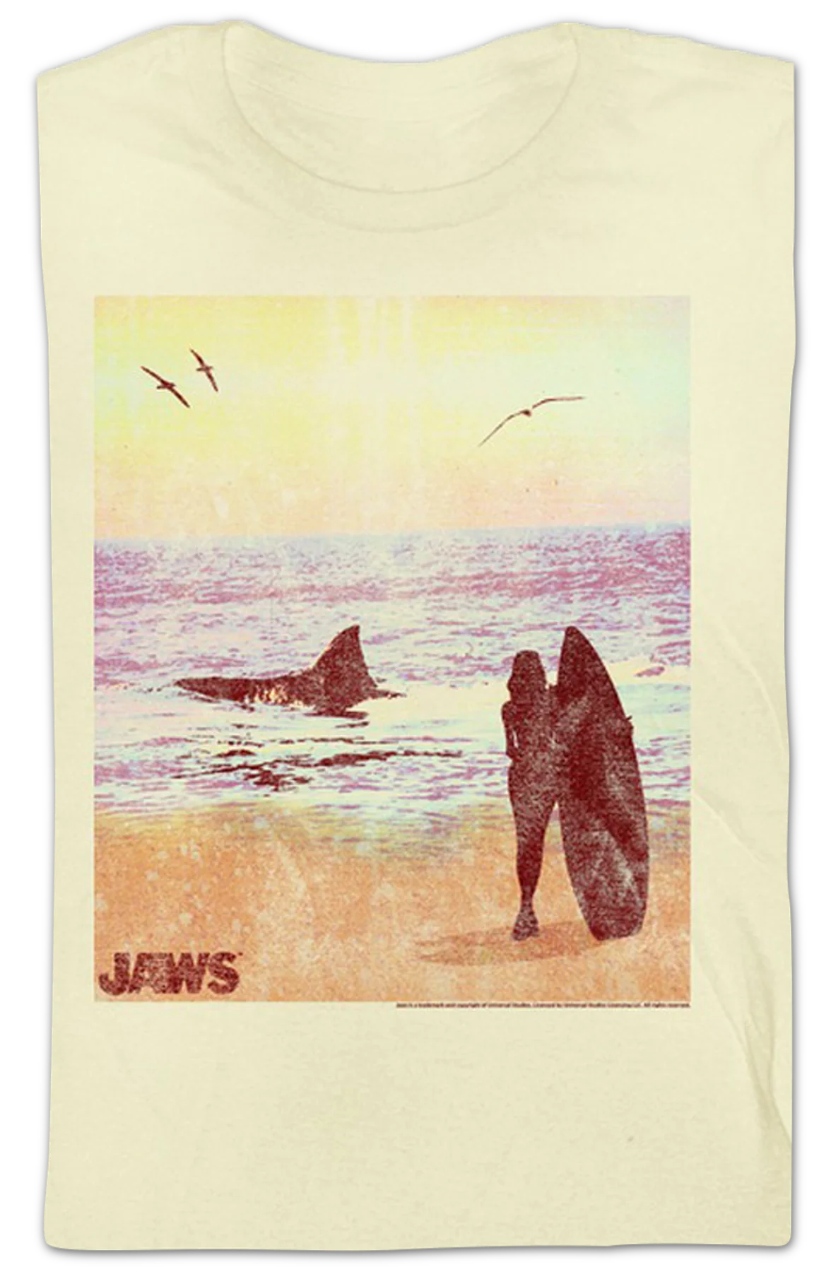 Ladies Surfboard Jaws Shirt - Image 2