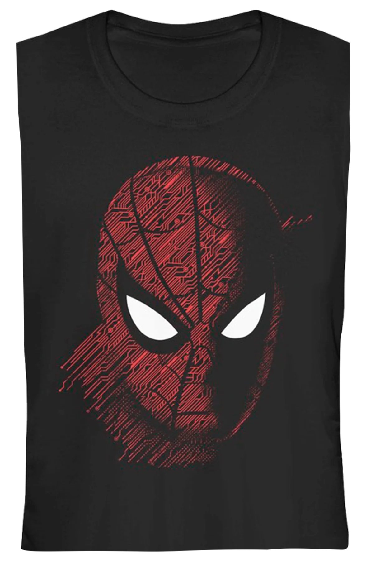 Ladies Tech Portrait Spider-Man Shirt - Image 2