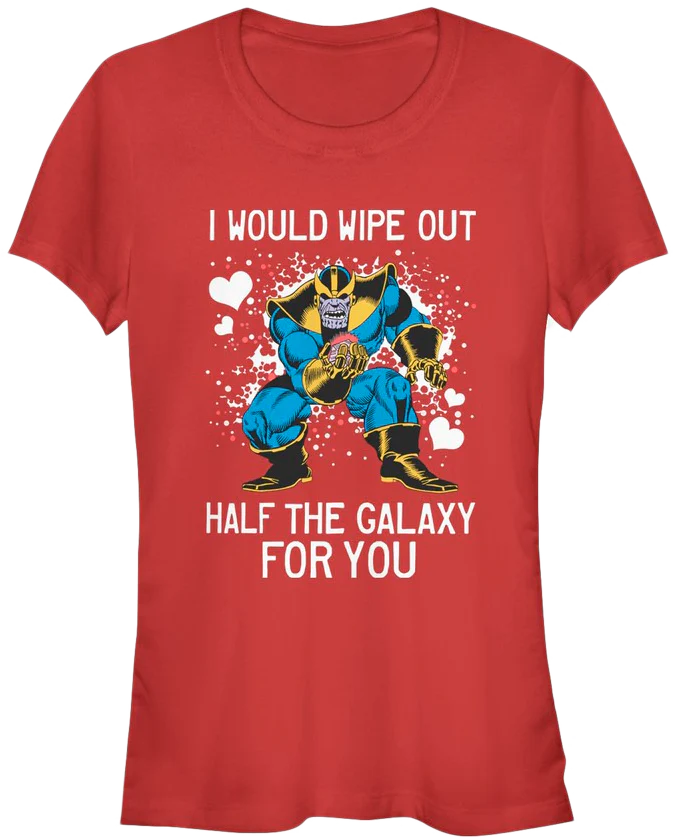 Ladies Thanos Valentine's Day Shirt