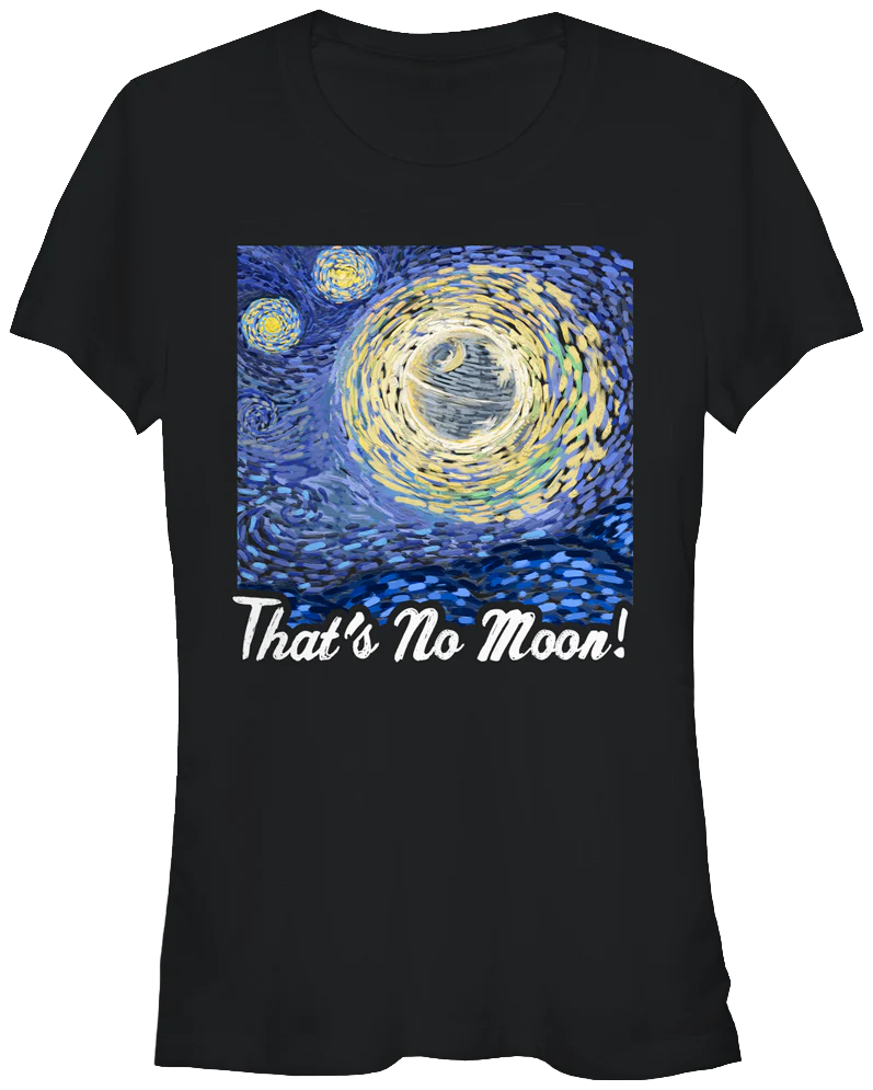 Ladies That's No Moon Star Wars Shirt