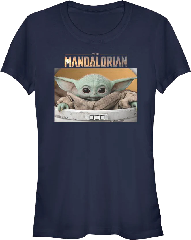 Ladies The Child Bassinet Star Wars The Mandalorian Shirt