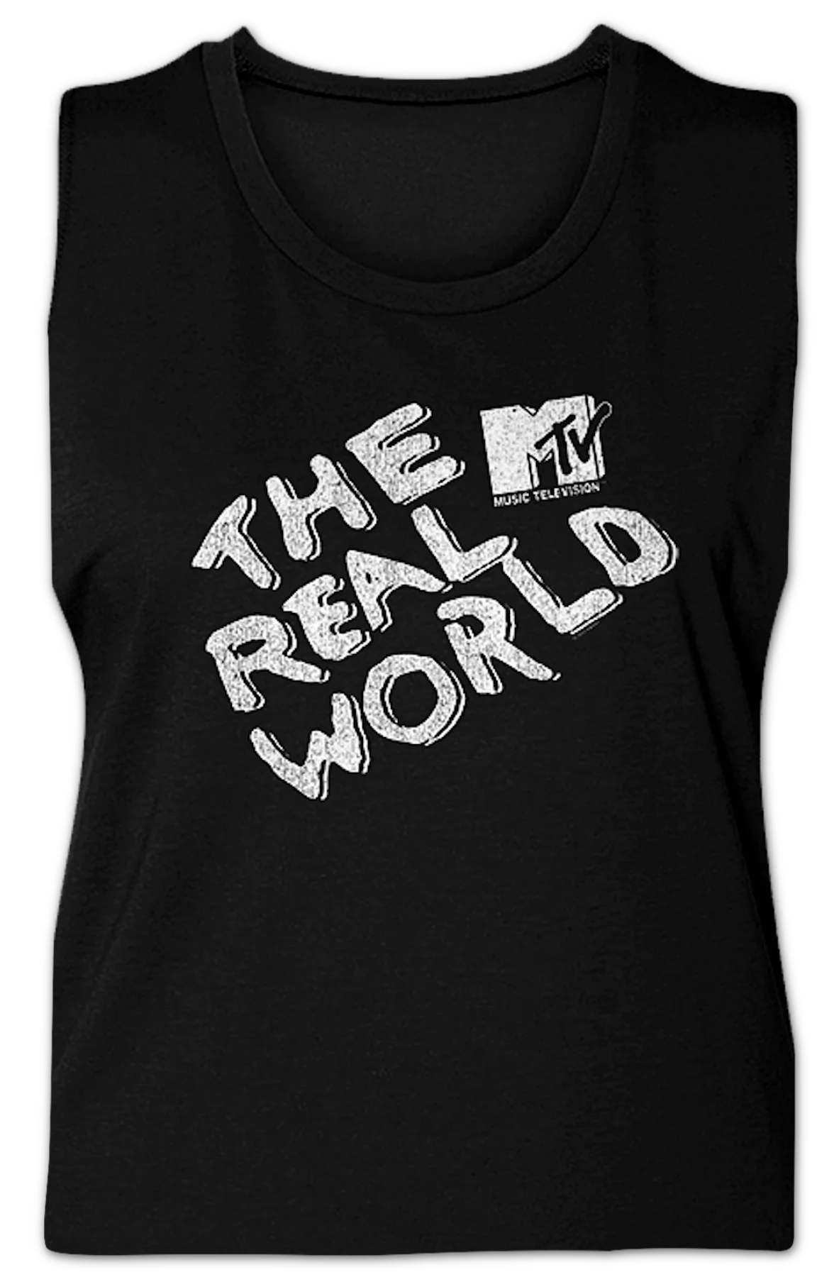 Ladies The Real World MTV Muscle Tank Top - Image 2