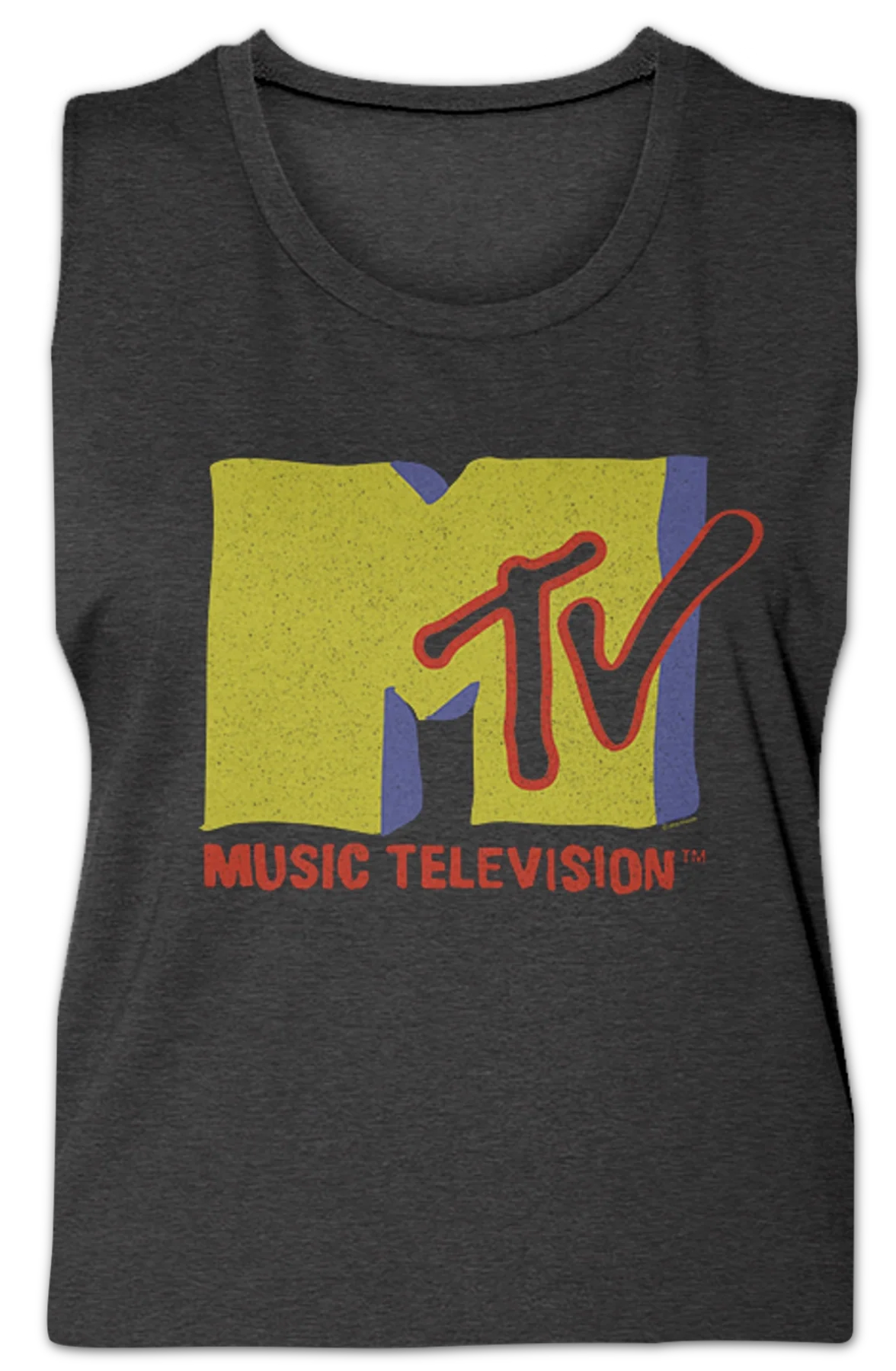 Ladies Vintage Logo MTV Muscle Tank Top - Image 2