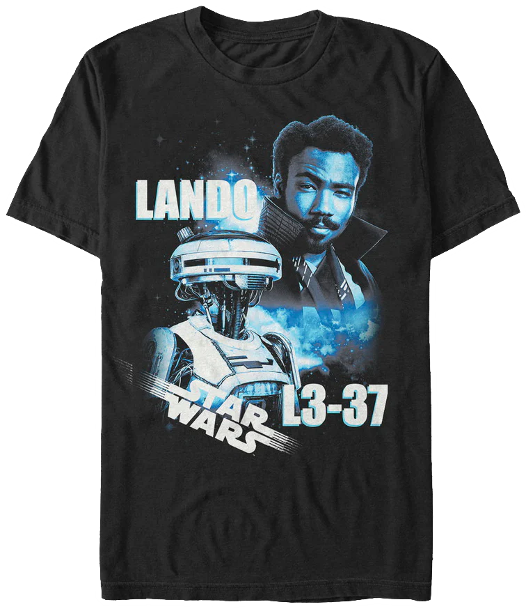 Lando and L3-37 Solo Star Wars T-Shirt