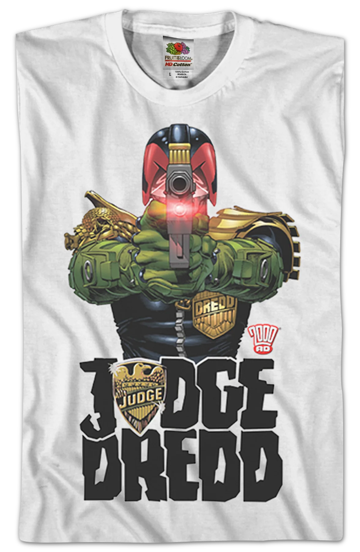 Laser Sight Judge Dredd T-Shirt - Image 2