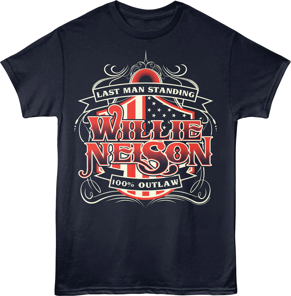 Last Man Standing Willie Nelson T-Shirt