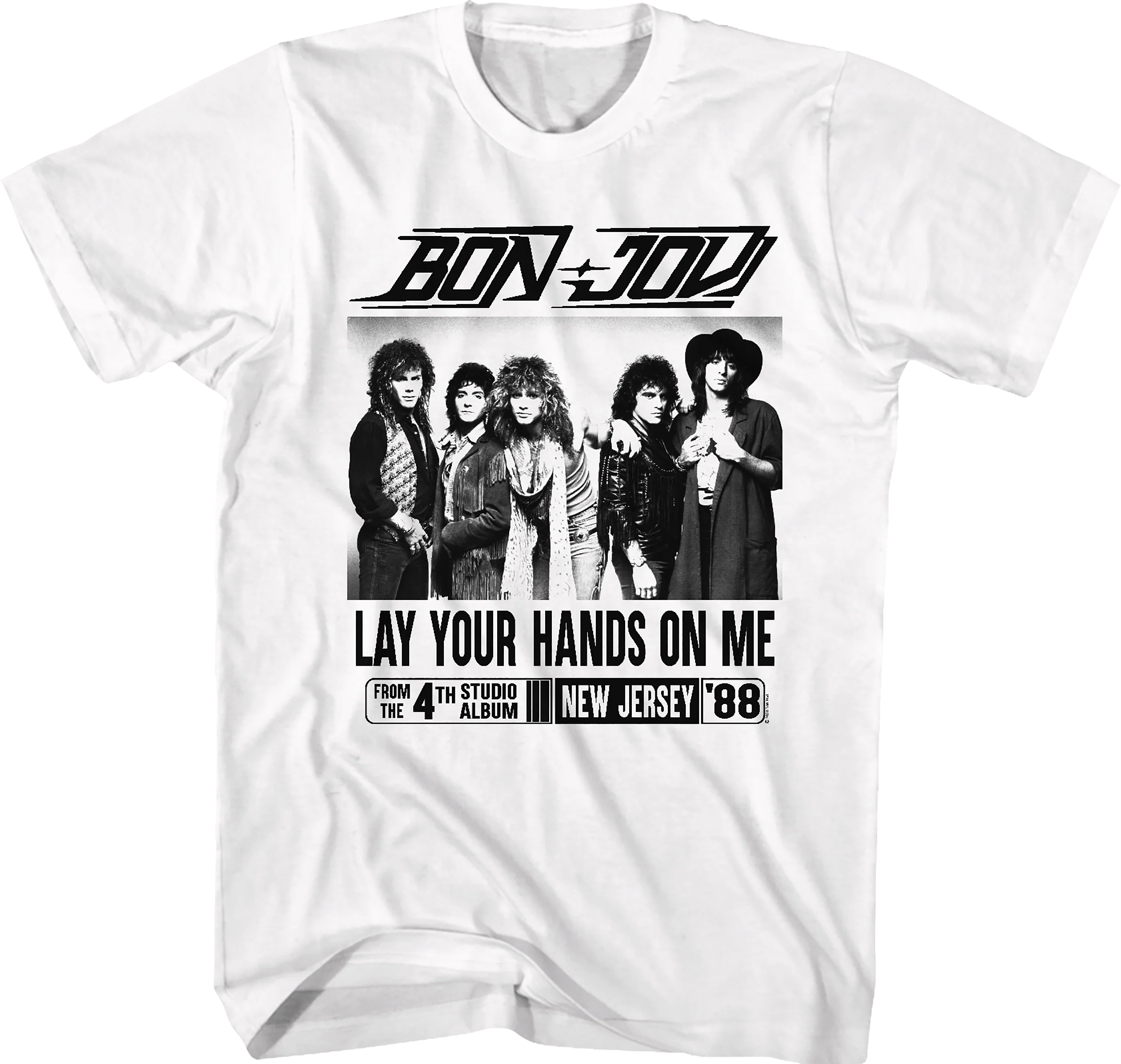 Lay Your Hands On Me Bon Jovi T-Shirt