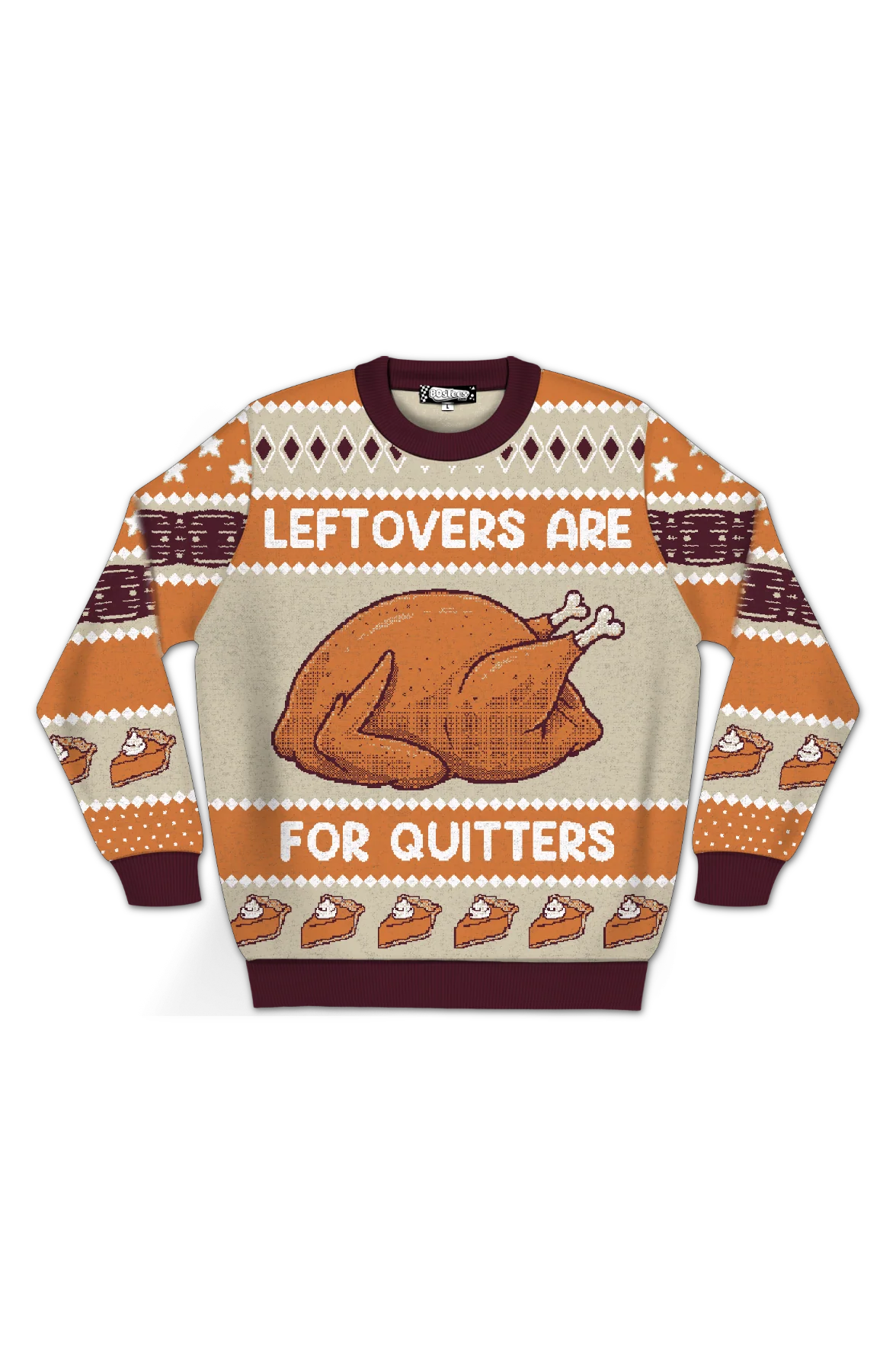 Leftovers Are For Quitters Knitted Sweater - Image 2