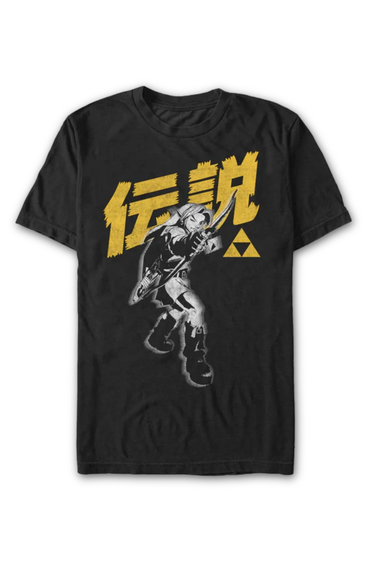 Legend of Zelda Japanese Text Nintendo T-Shirt - Image 2