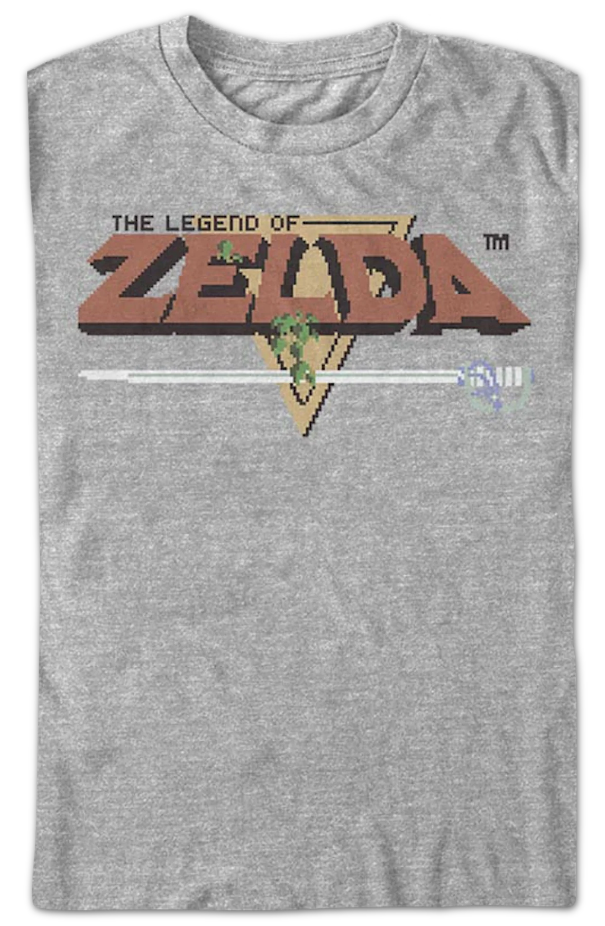 Legend of Zelda Start Screen Nintendo T-Shirt - Image 2