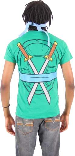 Leonardo Costume Teenage Mutant Ninja Turtles T-Shirt - Image 2