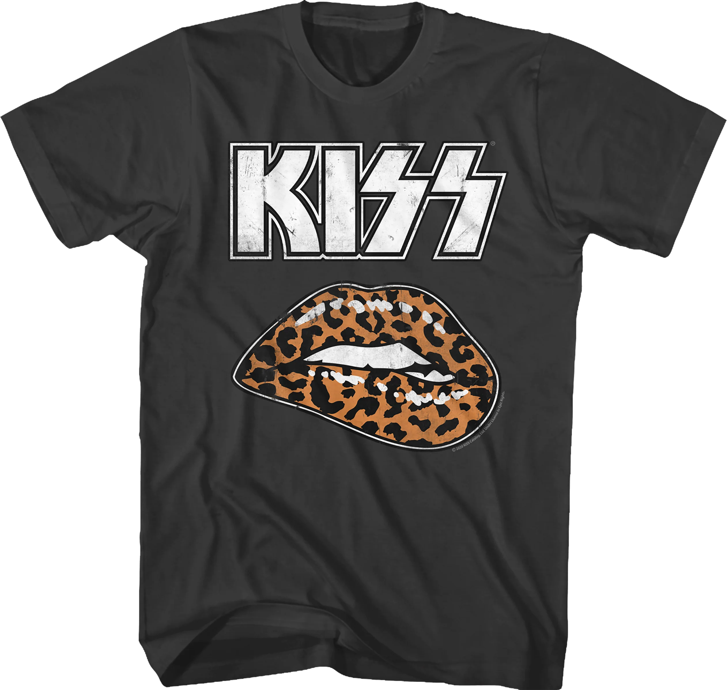 Leopard Lips KISS T-Shirt