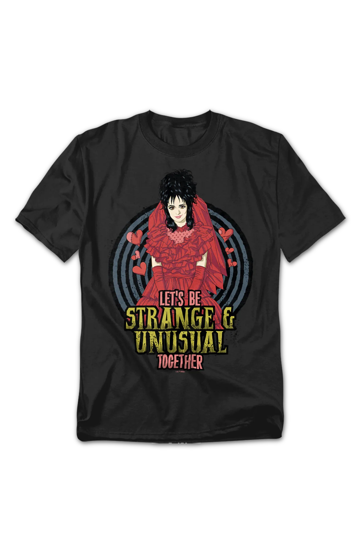 Let's Be Strange & Unusual Together Beetlejuice T-Shirt - Image 2