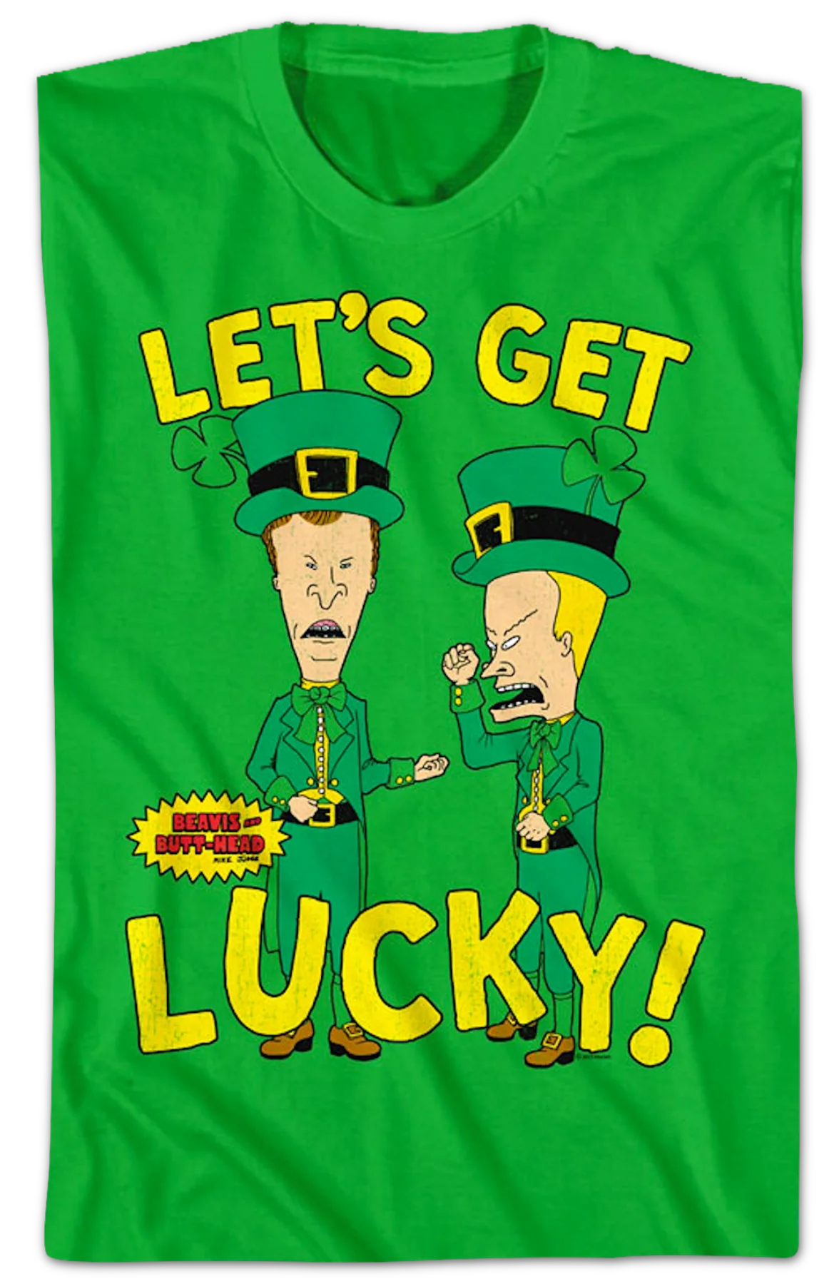 Let's Get Lucky Beavis And Butt-Head T-Shirt - Image 2