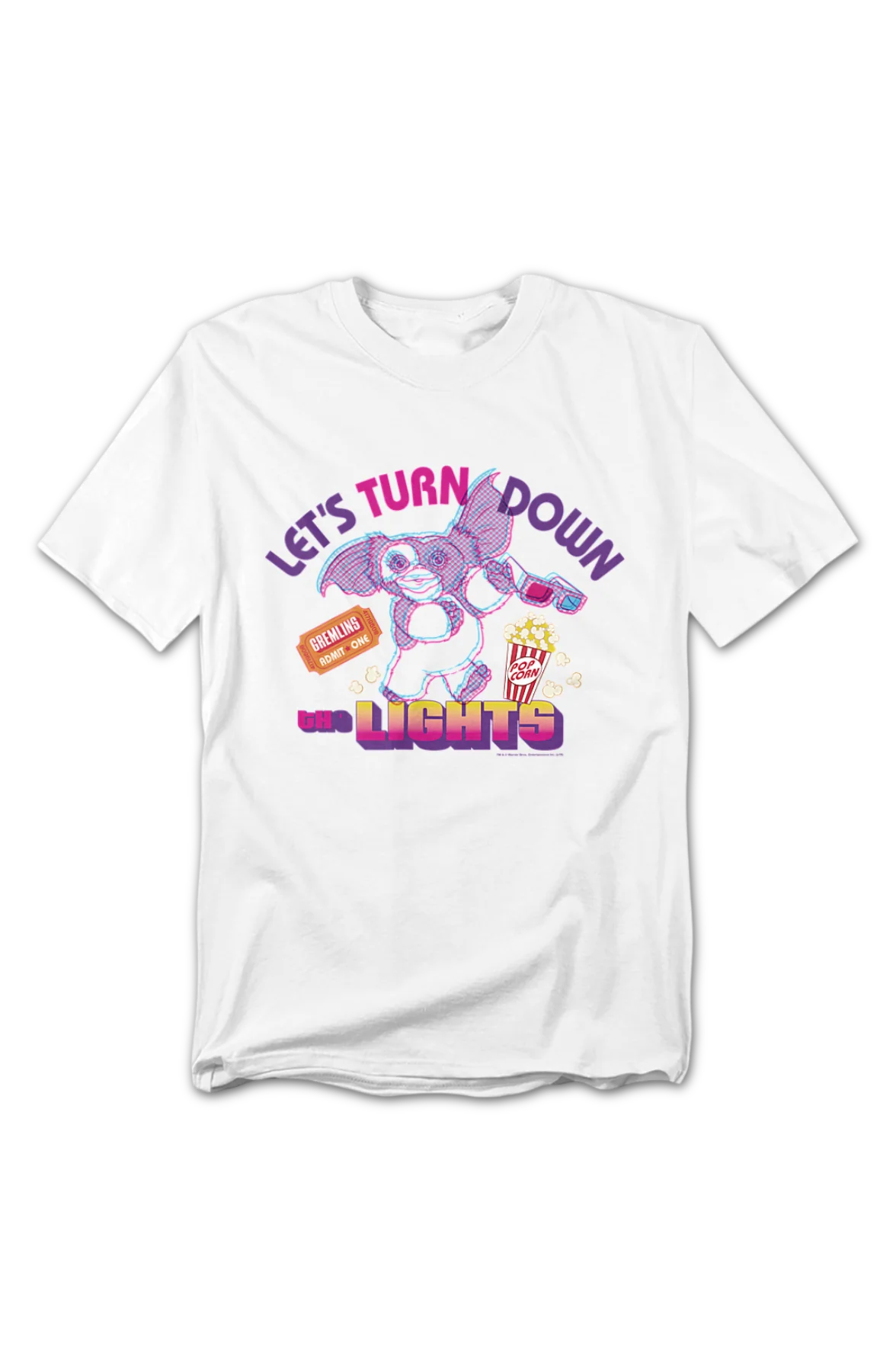 Let's Turn Down The Lights Gremlins T-Shirt - Image 2