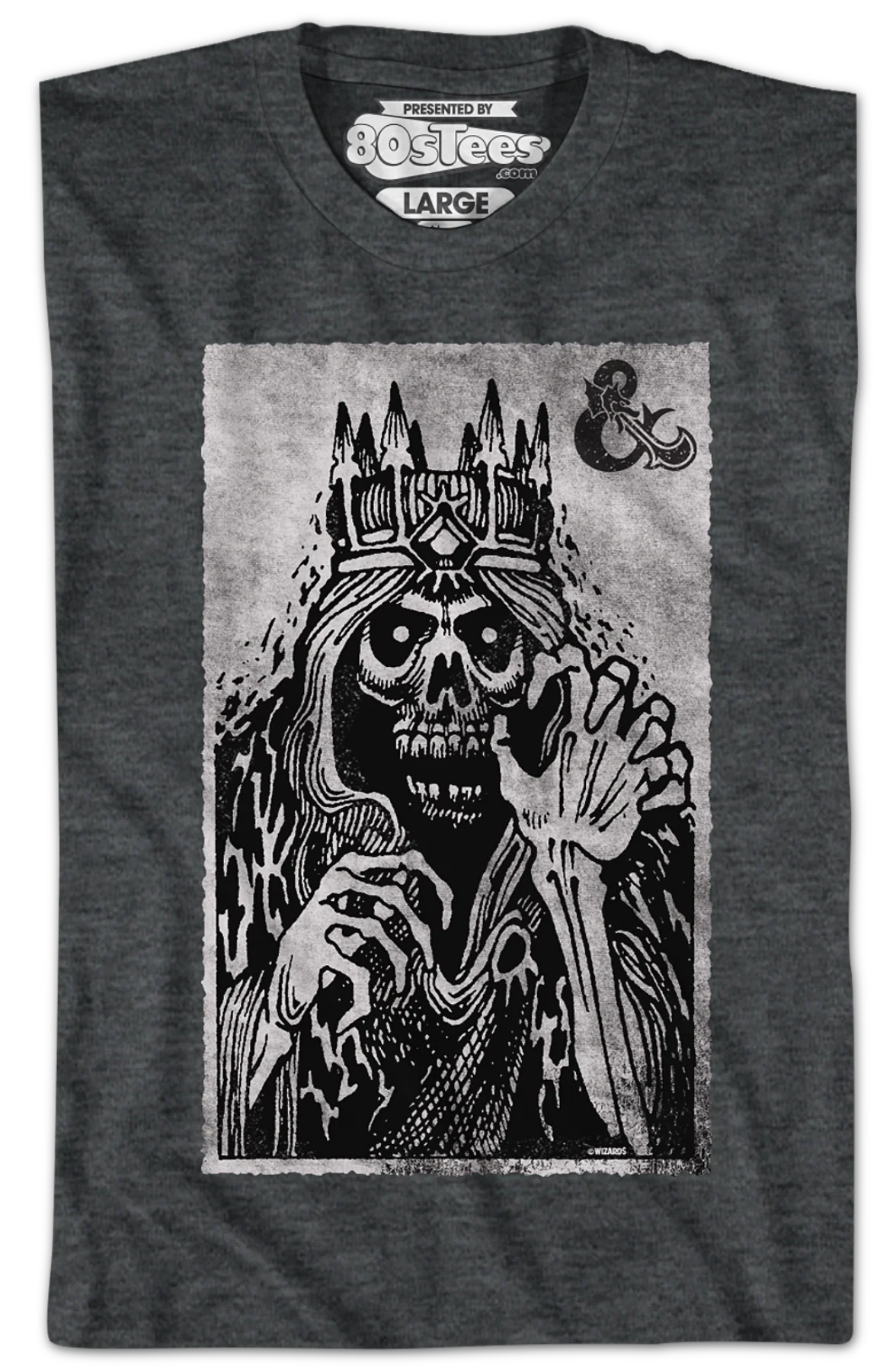 Lich Sketch Dungeons & Dragons T-Shirt - Image 2