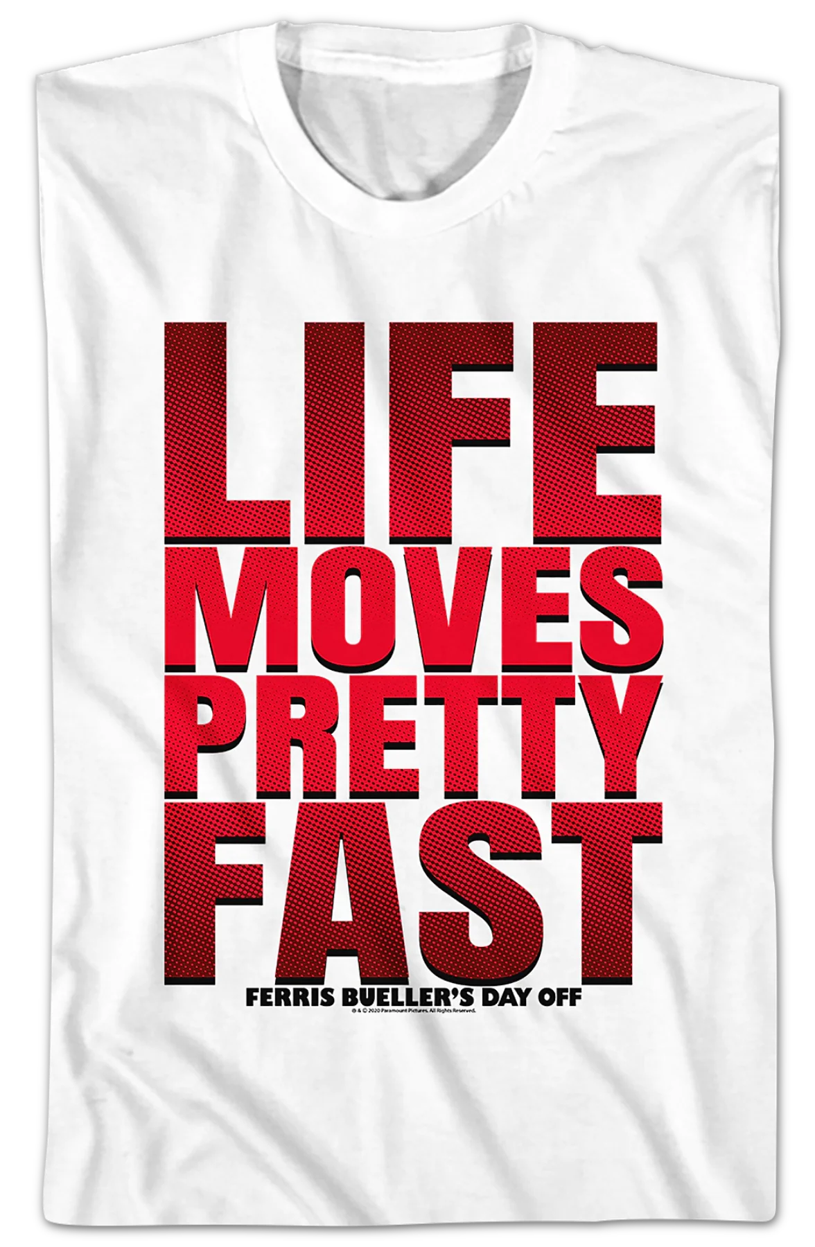 Life Moves Pretty Fast Ferris Bueller's Day Off T-Shirt - Image 2