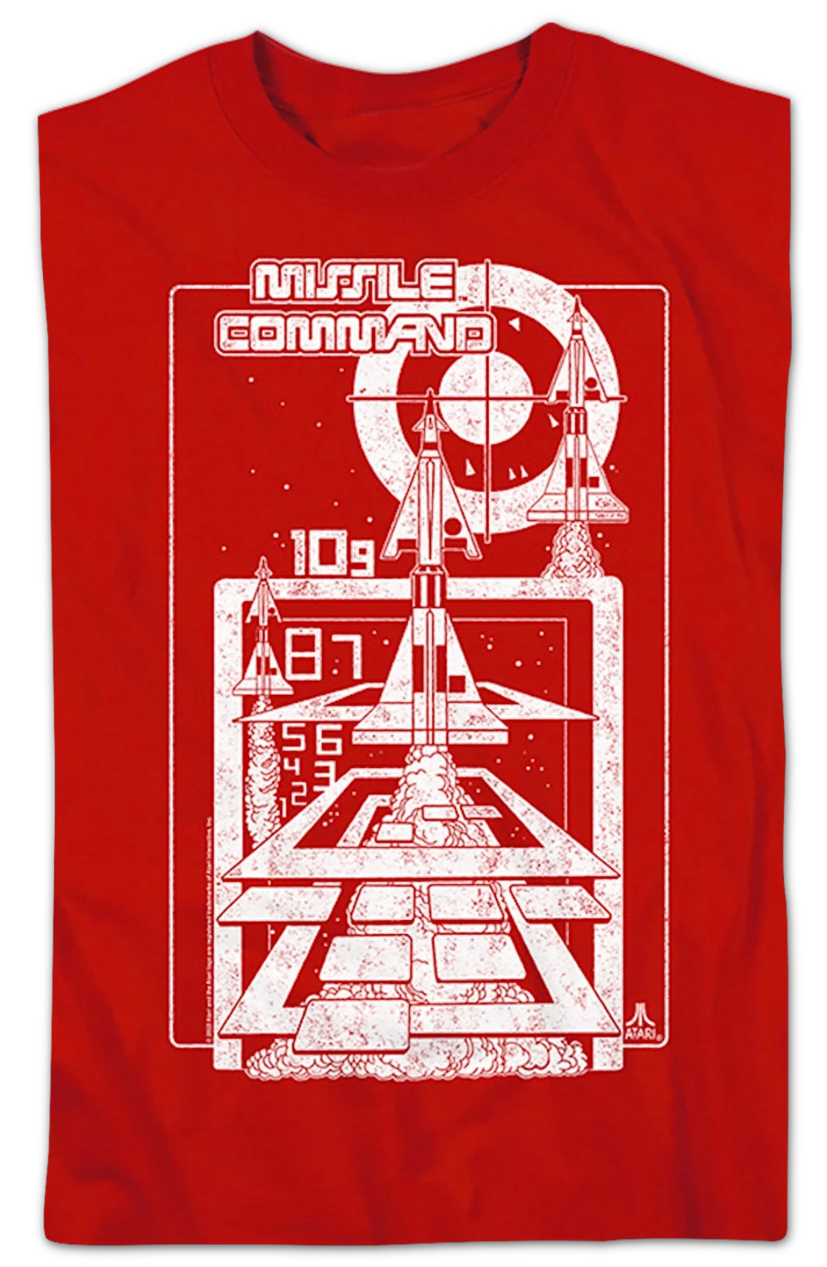 Lift Off Missile Command Atari T-Shirt - Image 2