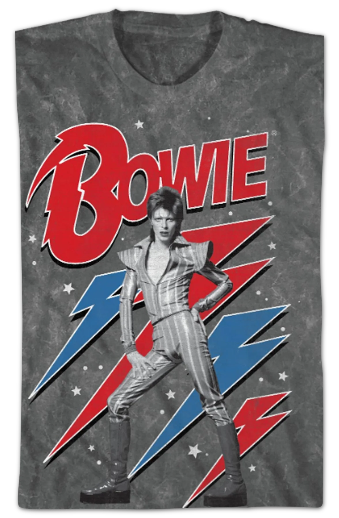 Lightning Bolts David Bowie T-Shirt - Image 2