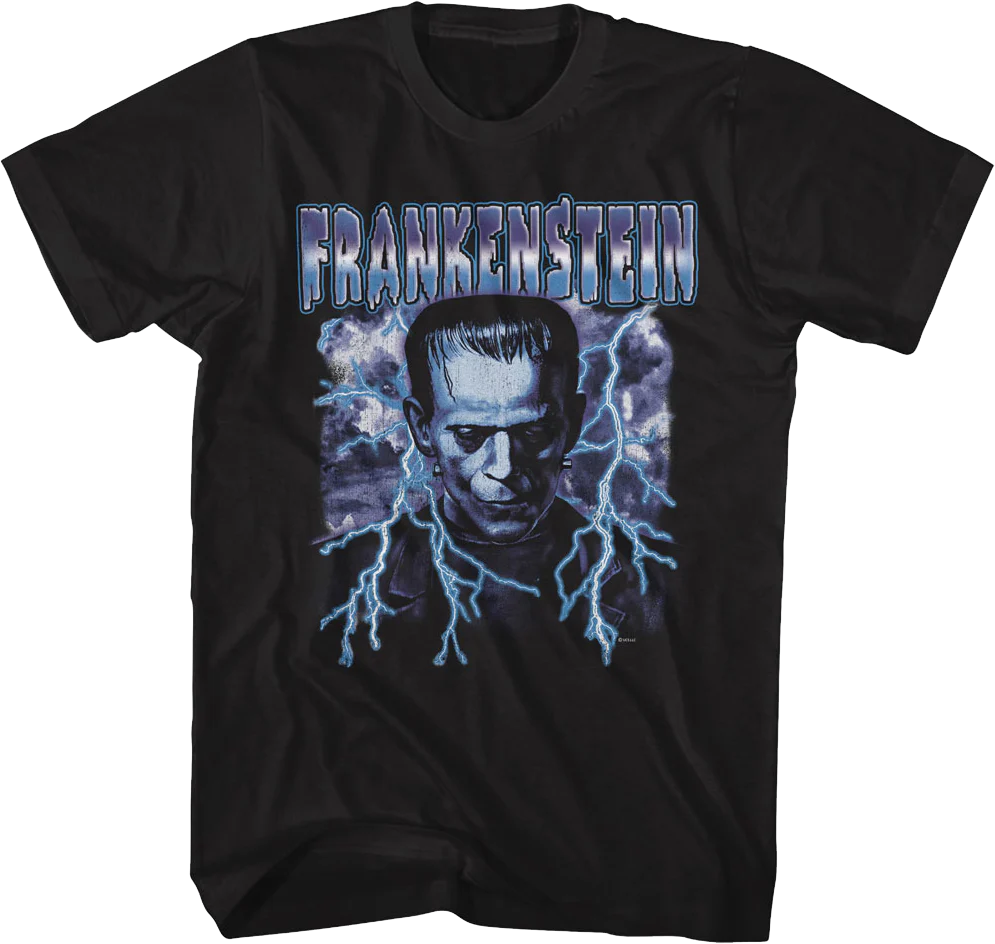 Lightning Bolts Frankenstein T-Shirt
