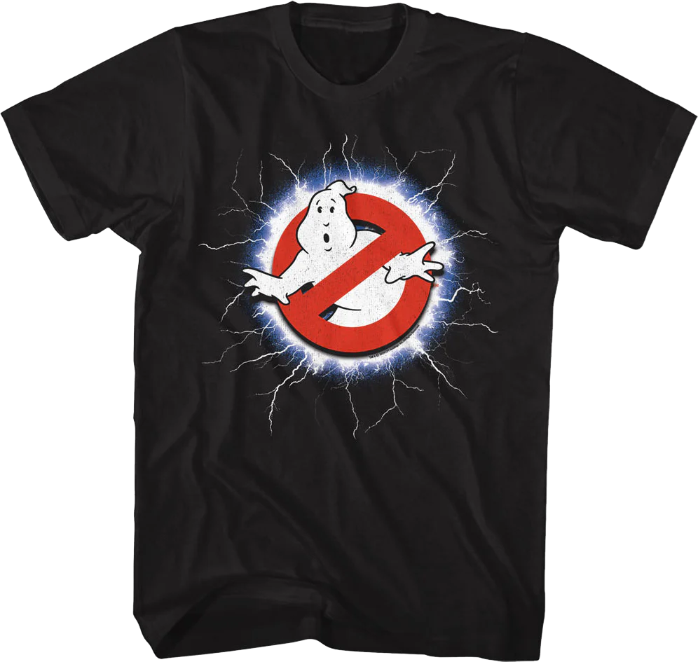 Lightning Logo Real Ghostbusters T-Shirt