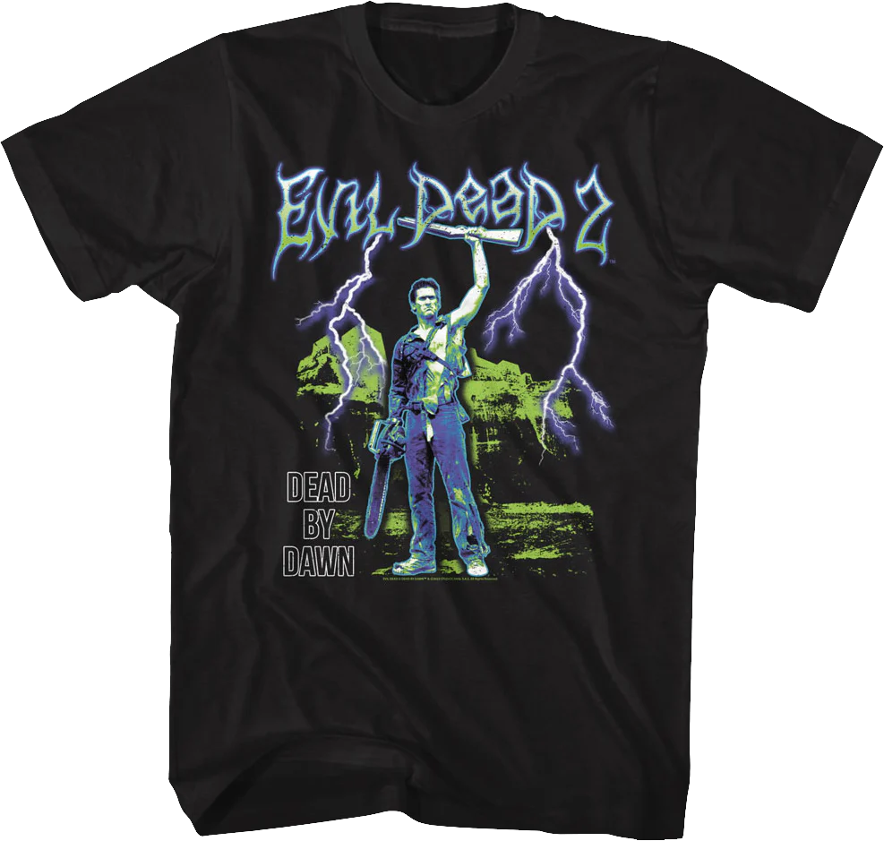 Lightning Storm Evil Dead 2 T-Shirt