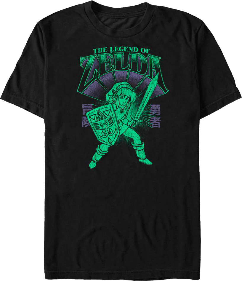 Link Hylian Hero Legend of Zelda T-Shirt