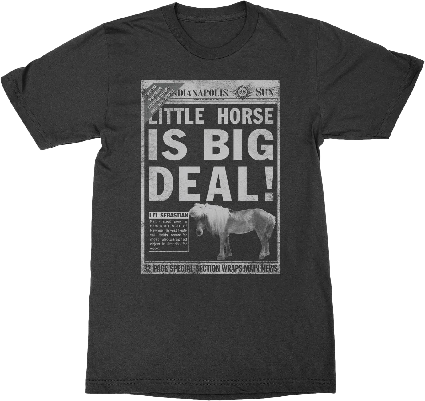 Little Horse is Big Deal Parks and Recreation T-Shirt