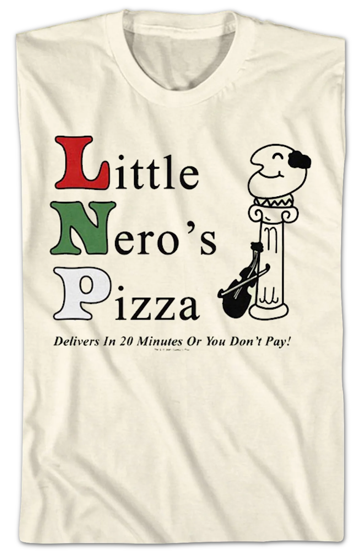 Little Nero's Pizza Home Alone T-Shirt - Image 2