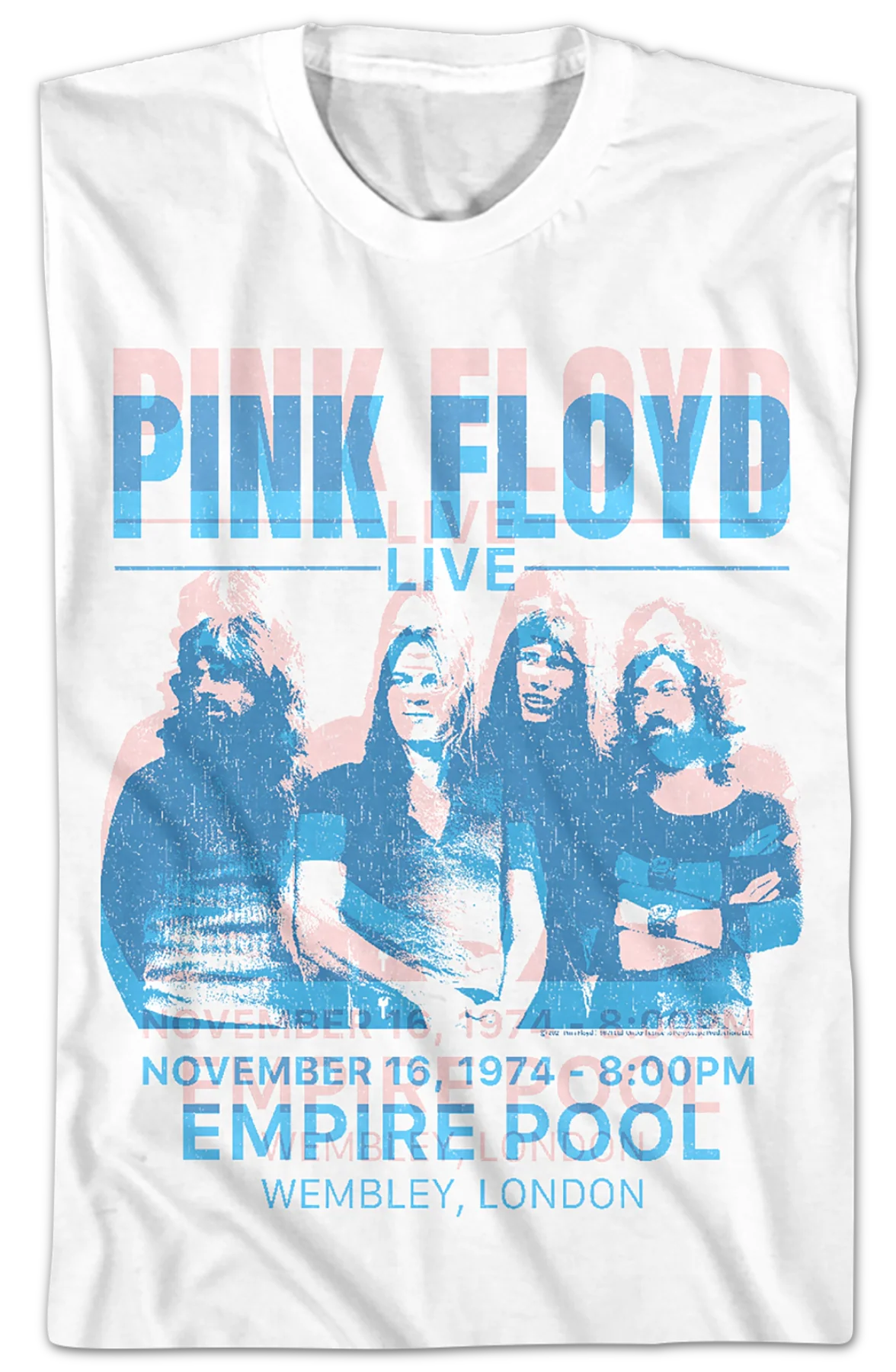 Live At Empire Pool Pink Floyd T-Shirt - Image 2
