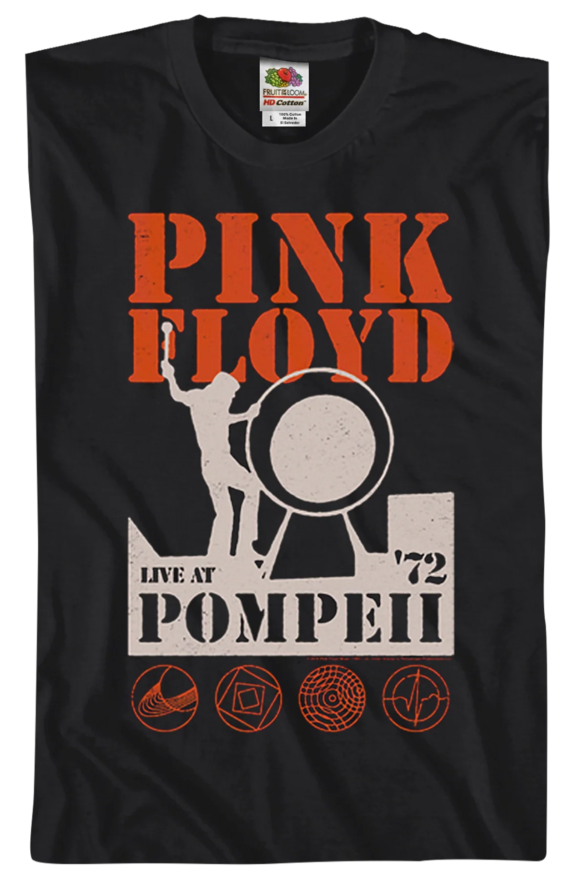 Live At Pompeii Pink Floyd T-Shirt - Image 2
