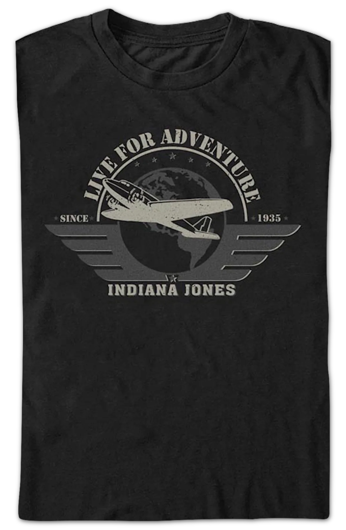 Live For Adventure Indiana Jones T-Shirt - Image 2