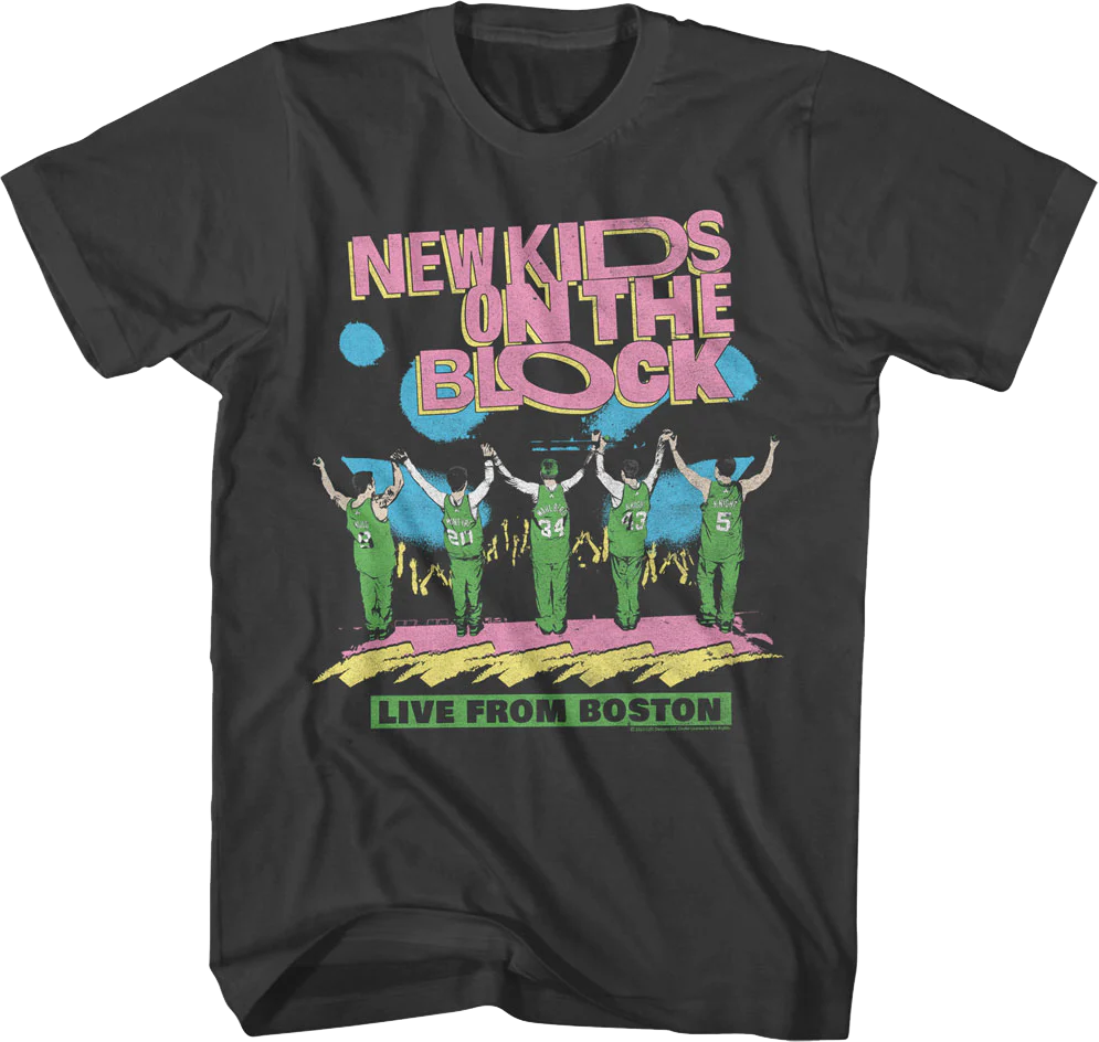 Live From Boston New Kids On The Block T-Shirt