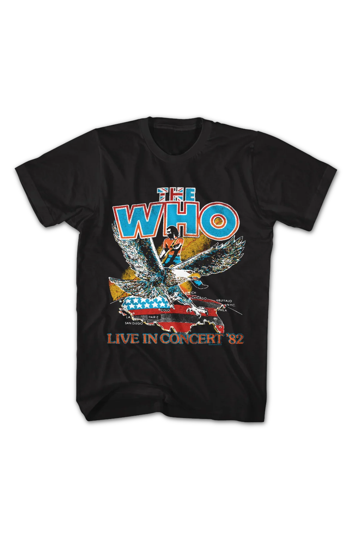 Live In Concert '82 The Who T-Shirt - Image 2