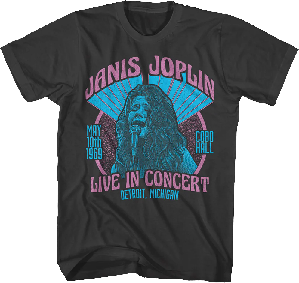 Live In Concert Janis Joplin T-Shirt