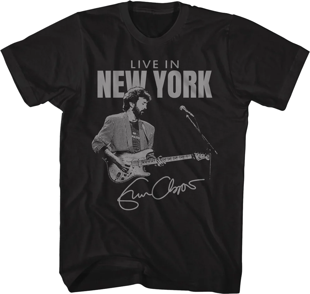 Live In New York Eric Clapton T-Shirt