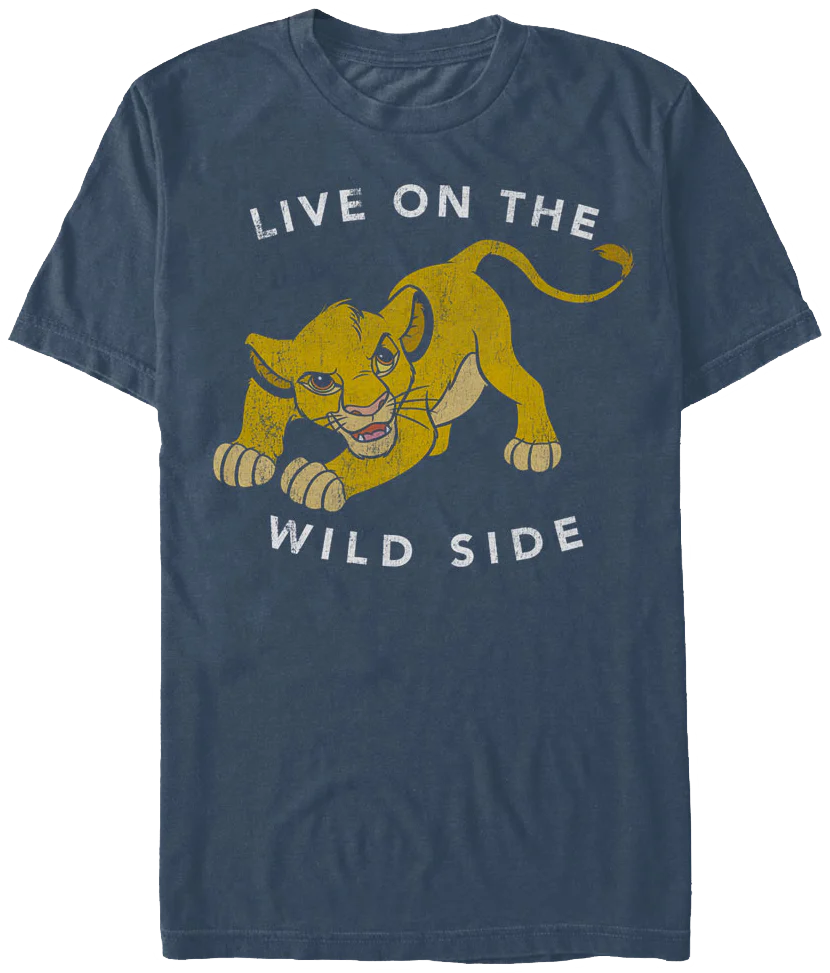 Live on the Wild Side Lion King T-Shirt