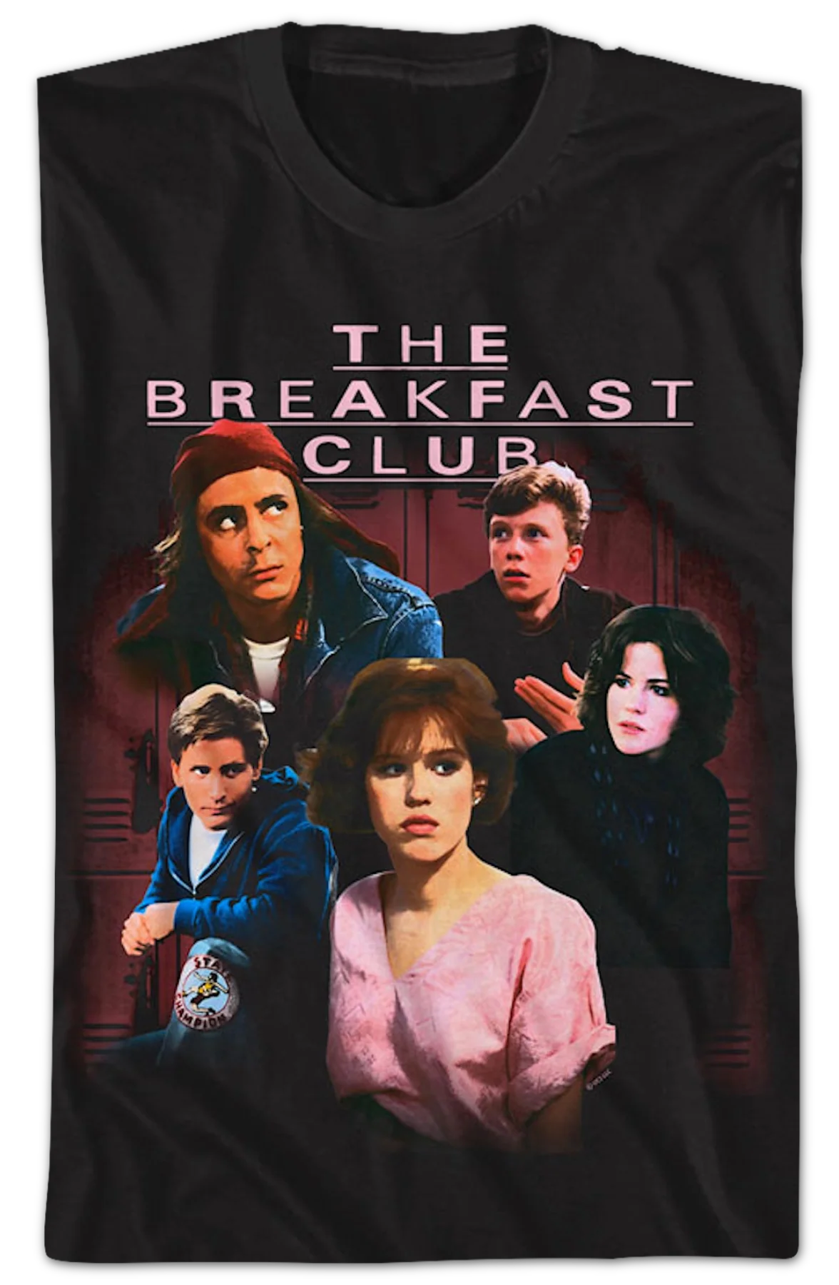 Locker Collage Breakfast Club T-Shirt - Image 2