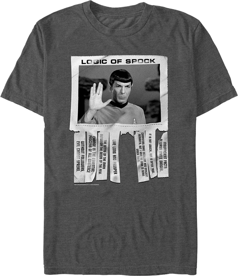Logic Of Spock Star Trek T-Shirt
