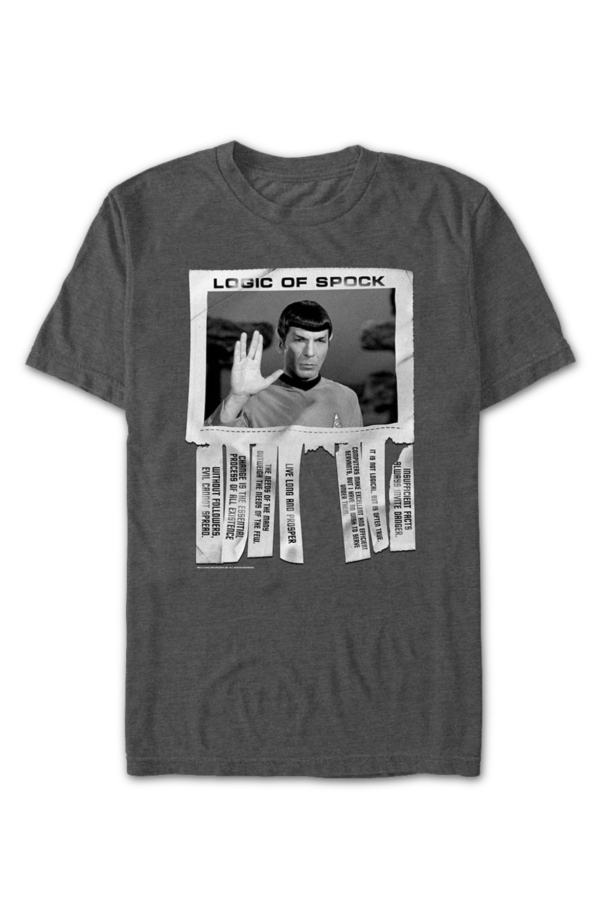 Logic Of Spock Star Trek T-Shirt - Image 2