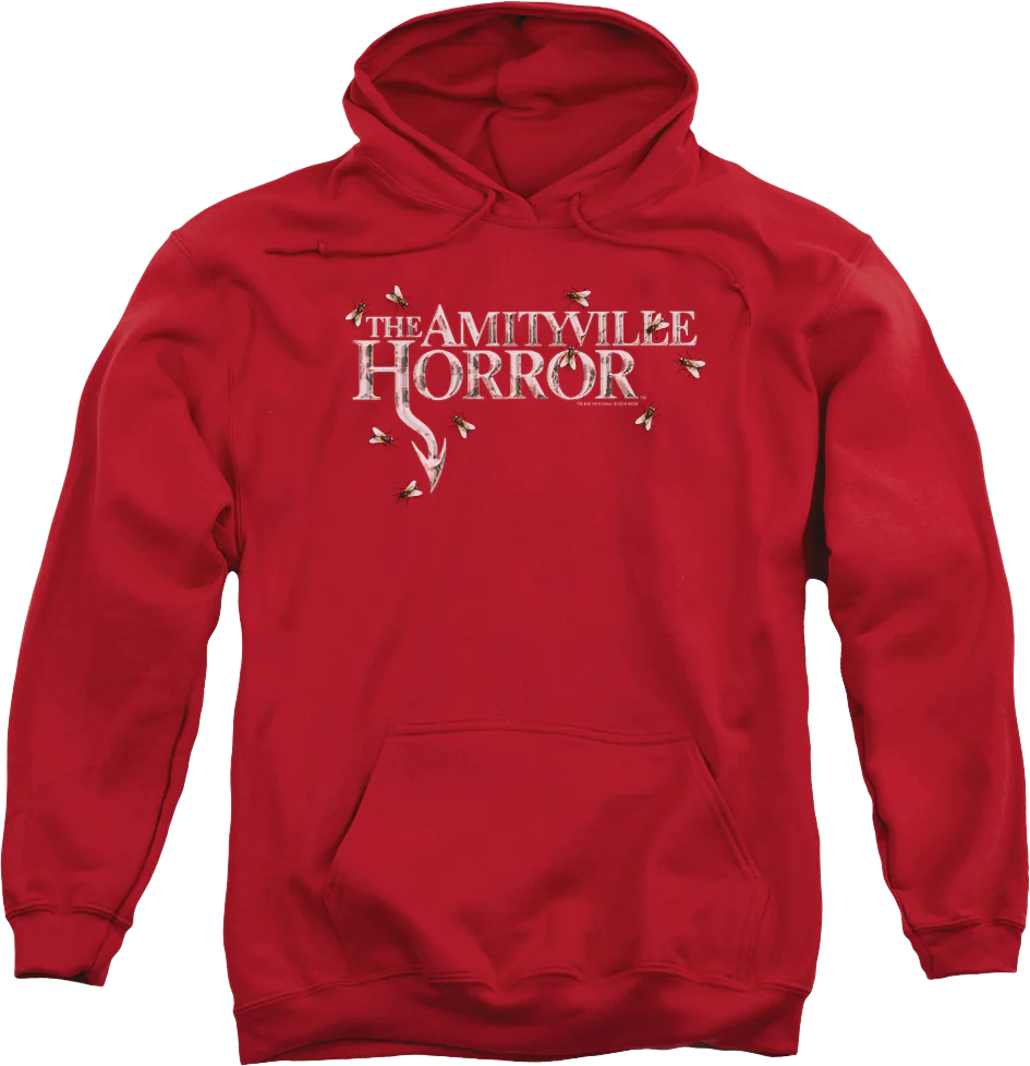 Logo And Flies Amityville Horror Hoodie